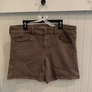 American Eagle Midi AEO Twill Shorts